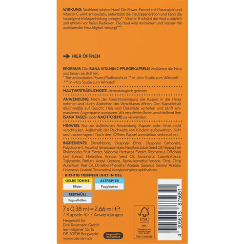 7 Capsules Vitamin C